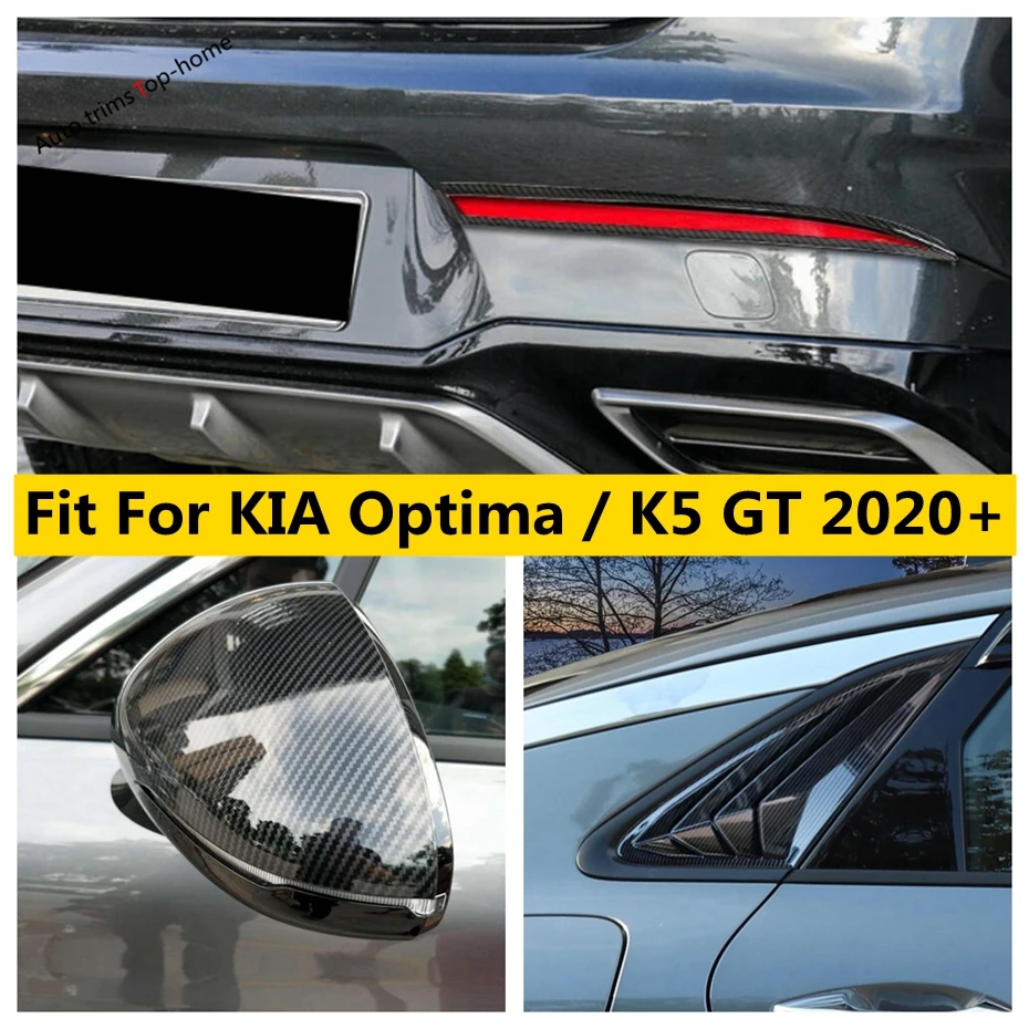 

Rear Window Triangle Shutters Rearview Mirror Caps Bumper Fog Light Cover Trim Accessories For KIA Optima / K5 GT 2020 2021 2022