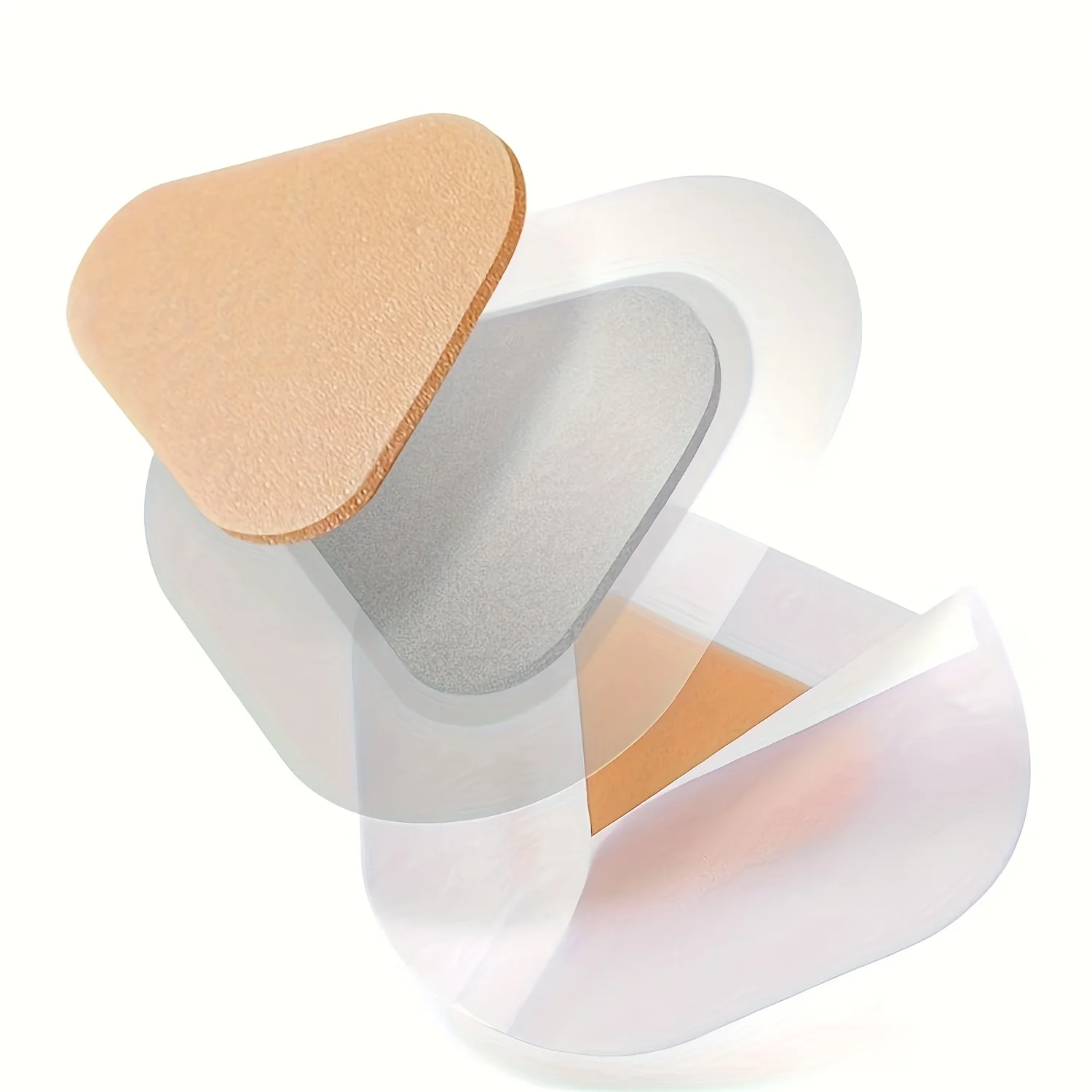 10pcs Anti-friction heel patch, anti-friction foot patch, high-heeled shoe anti-friction patch, transparent invisible heel patch