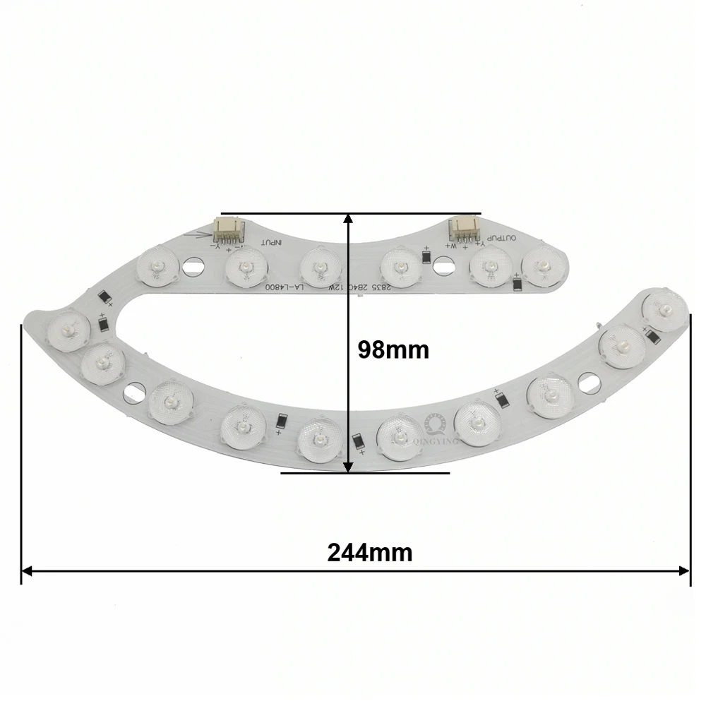 Doul Color LED Module 6W 8W 12W 18W 24W 30W 40W With Lens, 3000K 4500K 6500K Three Colors Light Source For Ceiling Lamp DIY