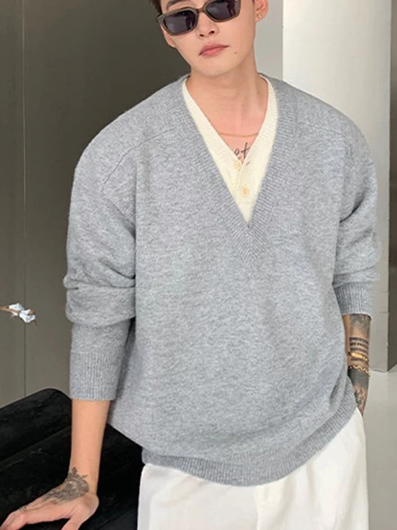 

Трикотаж V-Ne для мужчин и женщин, внутренняя одежда Base irt, модный зимний сезон, стандартная посадка, длинная повседневная одежда цвета све