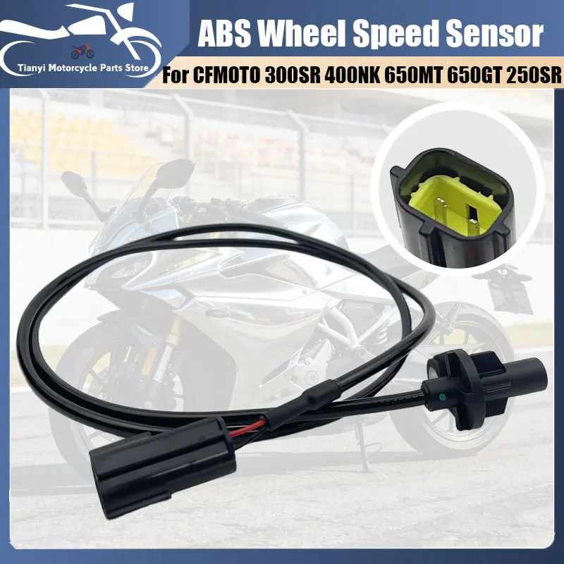 Motorcycle ABS Wheel Speed Sensor 6KMV-080004-8500-M1 For CFMOTO 250NK 250SR CF250 300SR 300SS CF300 400NK 650MT 650GT