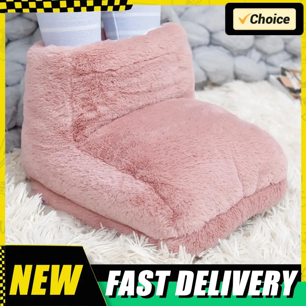

Winter Electric Foot Heating Pad USB Charging Soft Plush Foot Warmer Heater Improve Sleeping Household Bedroom Foot Warming Mat