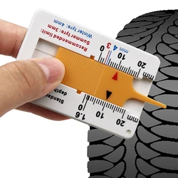3PCS Easy and Accurate Tire Tread Depth Measurement Tool - 0-20mm Car Wheel Tire Depth Gauge