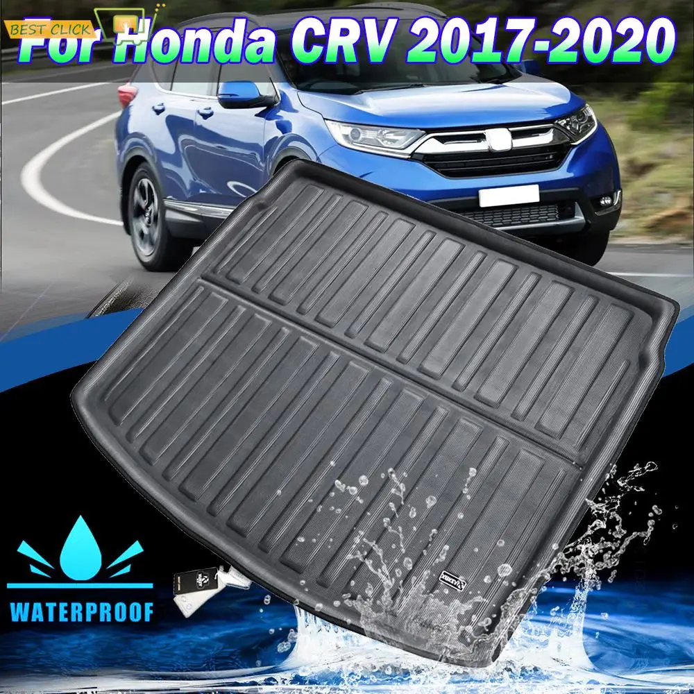 

Upper Position Rear Boot Cargo Liner Trunk Mat For Honda CRV CR-V 2017 2018 2019 2021 2020 Floor Tray Luggage Mud Kick Carpet