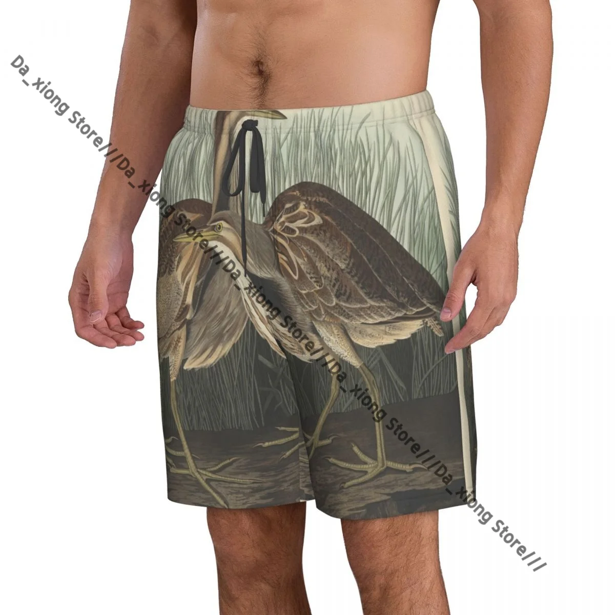 Men's Beach Short Swim Shorts The Birds Of America Surfing Sport Board Shorts Swimwear