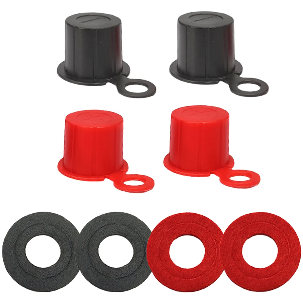 

Набор войлочных изоляционных прокладок для клемм аккумулятора, защитные колпачки от ржавчины, водонепроницаемые чехлы для клемм автомобильного аккумулятора