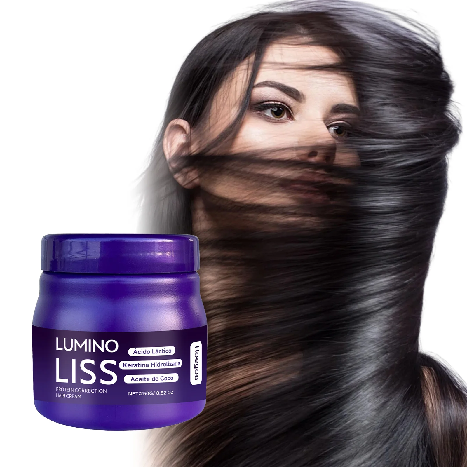 

Protein Straightening Cream Keratin Smoothing Frizzy Hair Prevent Hair Splitting End Increase Elasticity Protein Correction Care