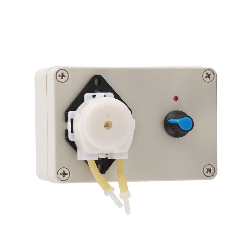 Electric peristaltic pump AB21 pump head 12V/24V silicone tube adjustable speed micro metering pump