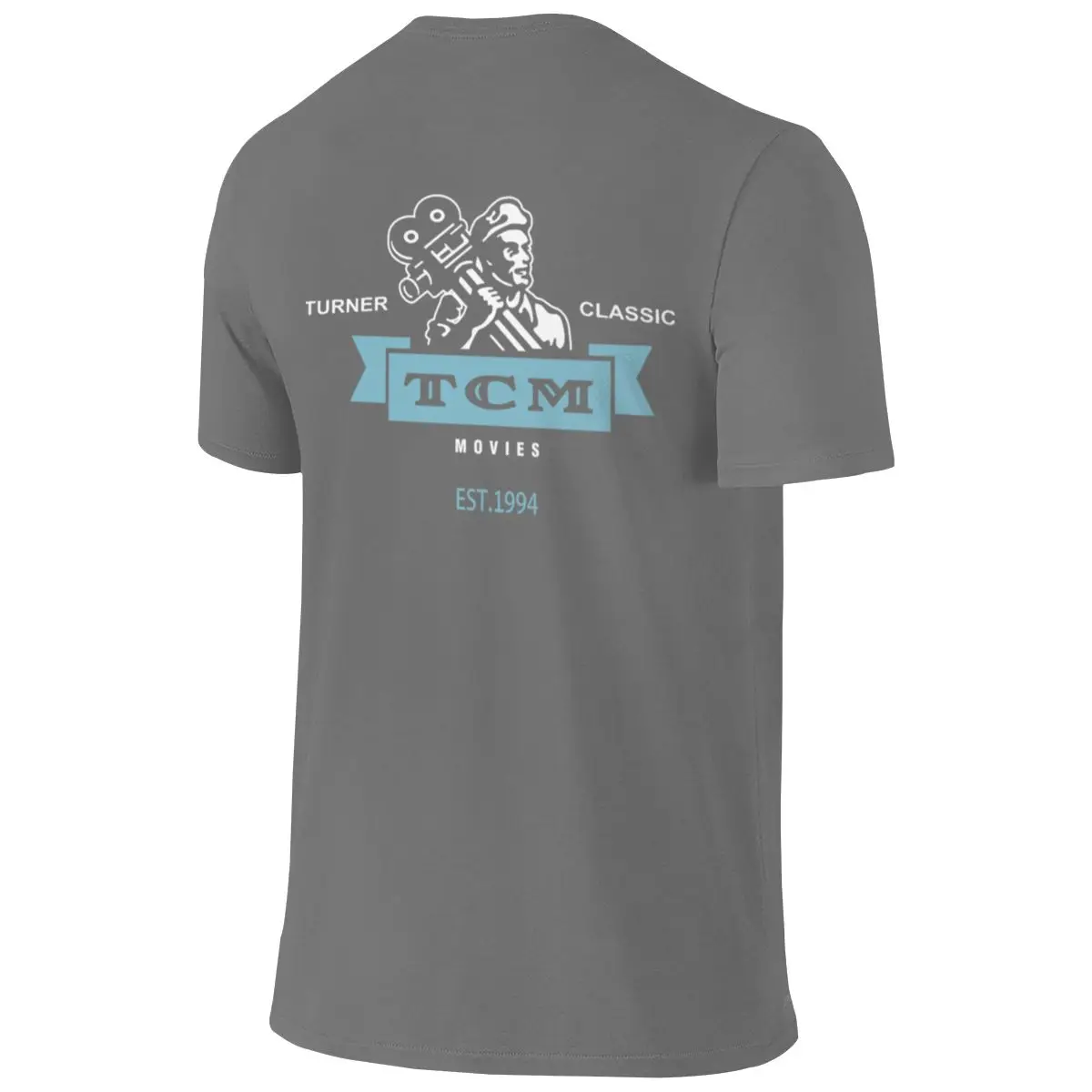 Retro Vintage Turner Classic Movies Casual Reversible T-shirt Sweet-Cool Girlish Feeling Sweat-Absorbing And Quick-Drying Tee