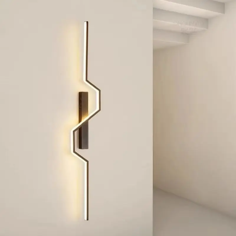 2026 New Modern Minimalist Bedroom Bedside Wall Lamp for Living Room Sofa TV Background Light Bedhead Indoor Lighting Fixtures