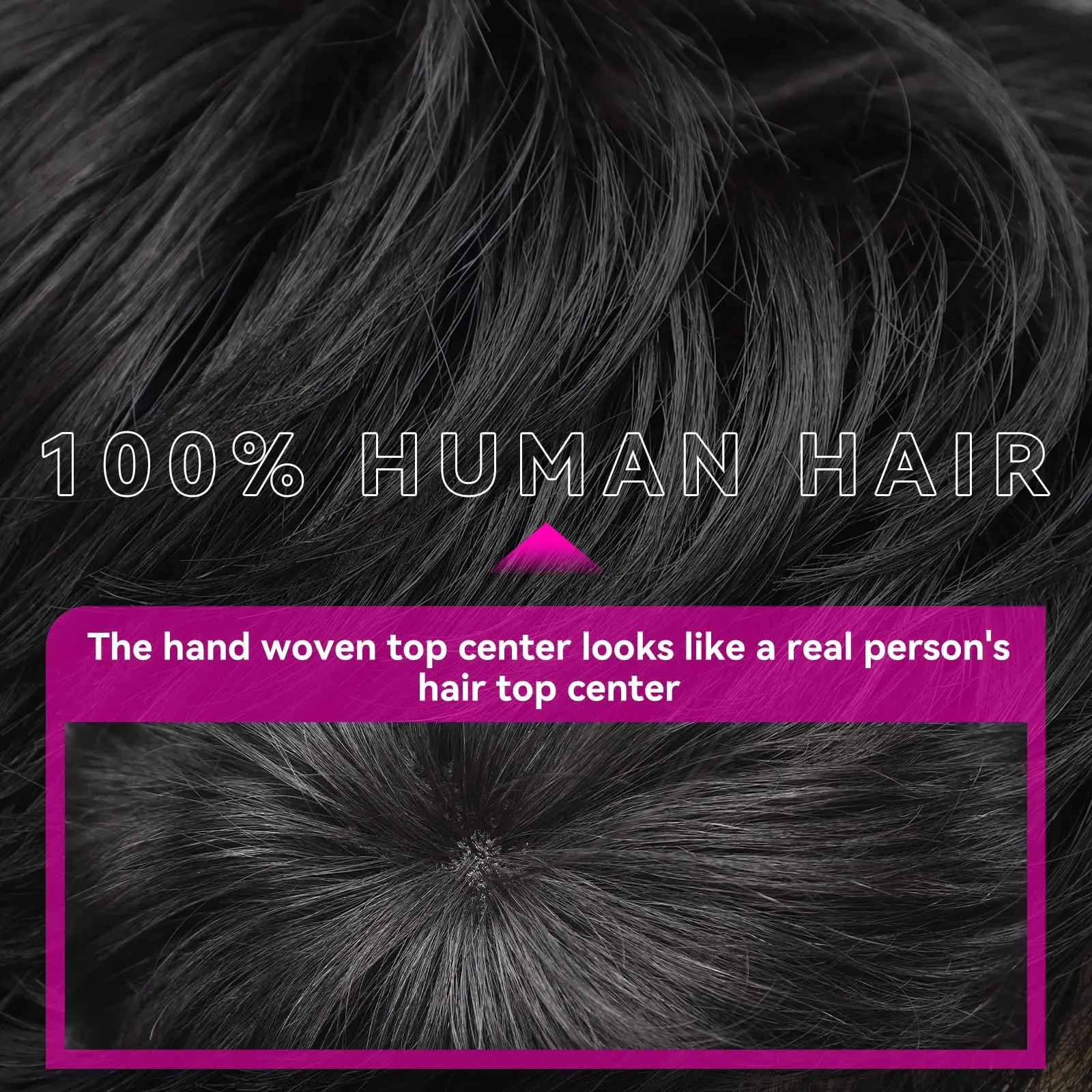 Short Pixie Cut Wigs Full Machine Made Wig With Bangs Wavy Ready To Wear Wigs Straight Hair 100% Remy Human Hair Wigs For Women image 4