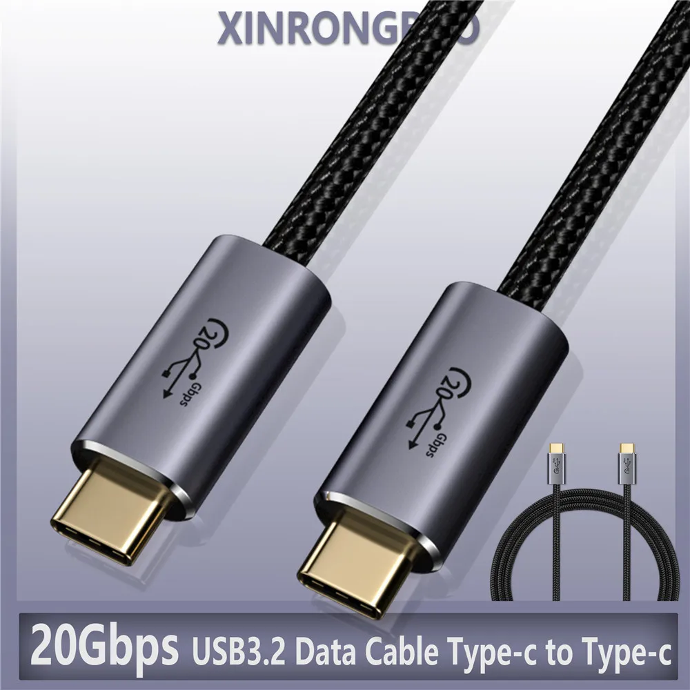 gen3.2 USB C To Type C Cable PD Fast Charging Cord High-Speed Data Transmission Wire for Mac Huawei Samsung Type-C Cable pd 100w