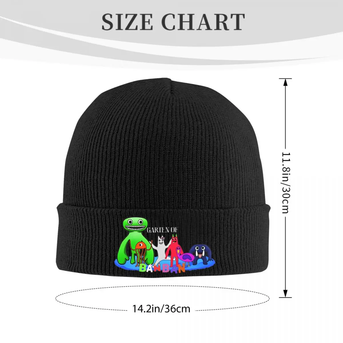 Garten Of Banban Monsters Knit Hat Beanies Autumn Winter Hat Warm Casual Cartoon Cap for Men Women