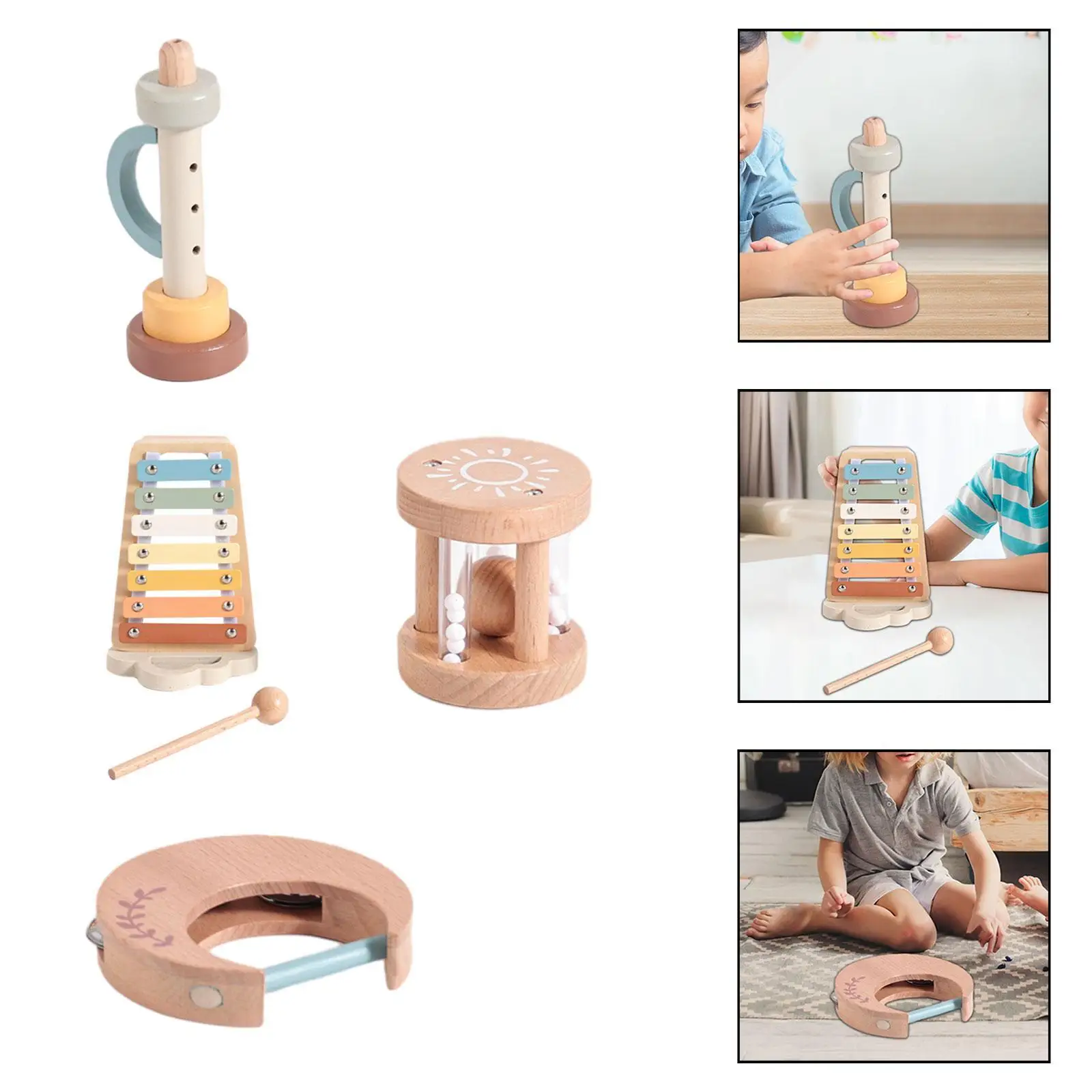 Kids Musical Instrument Portable Baby Musical Toys for Kids Gift Boys Girls