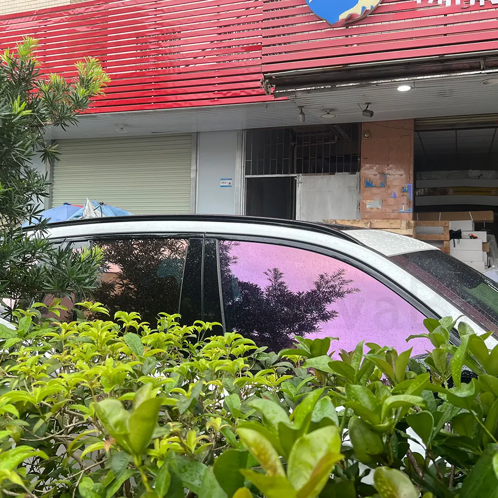

50X150/300cm PurpleChameleon Film Car Side Windshield Tint Foil VLT 70% Truck Side Window Foils Explosion Proof Solar Glass Film