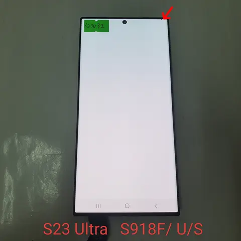 Écran LCD de remplacement d'origine pour Galaxy S23 Ultra SM-S918 S918F S918U S918D/B/S, pièce de rechange pour écran ancien défectueux