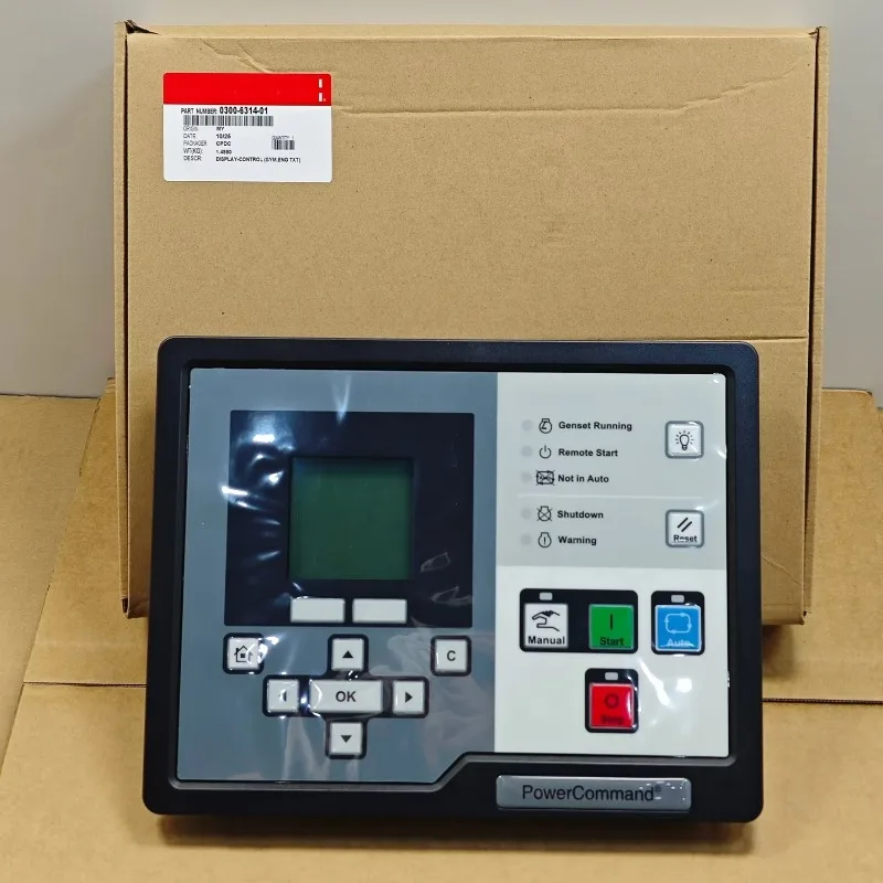 engine controller module display, generator control panel display - control (SYM, ENG TXT) 0300-6314-01 HMI 220