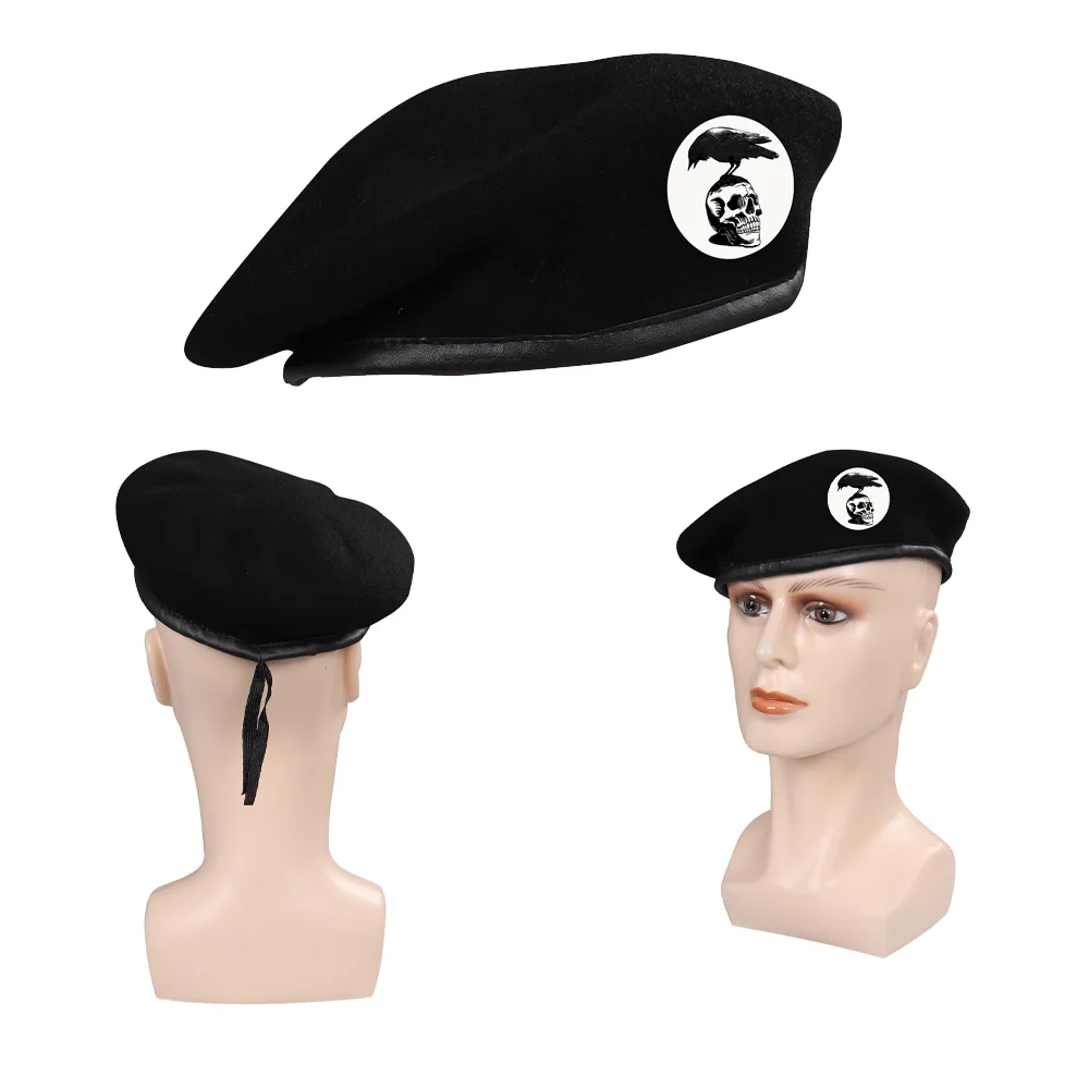 Béret de Cosplay de Barney pour Homme, Casquette Ross Militaire, Chapeau de l'Armée, Accessoires de Costume Mercsupsoldat