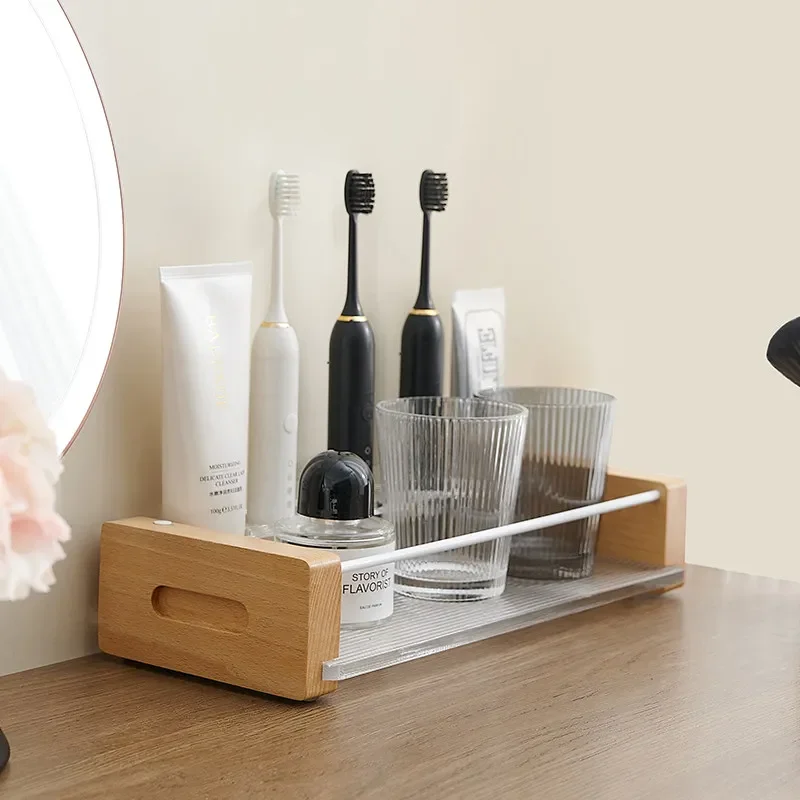 Electric toothbrush holder and storage rack Family toothbrush cup holder Bathroom cup rack Cup countertop