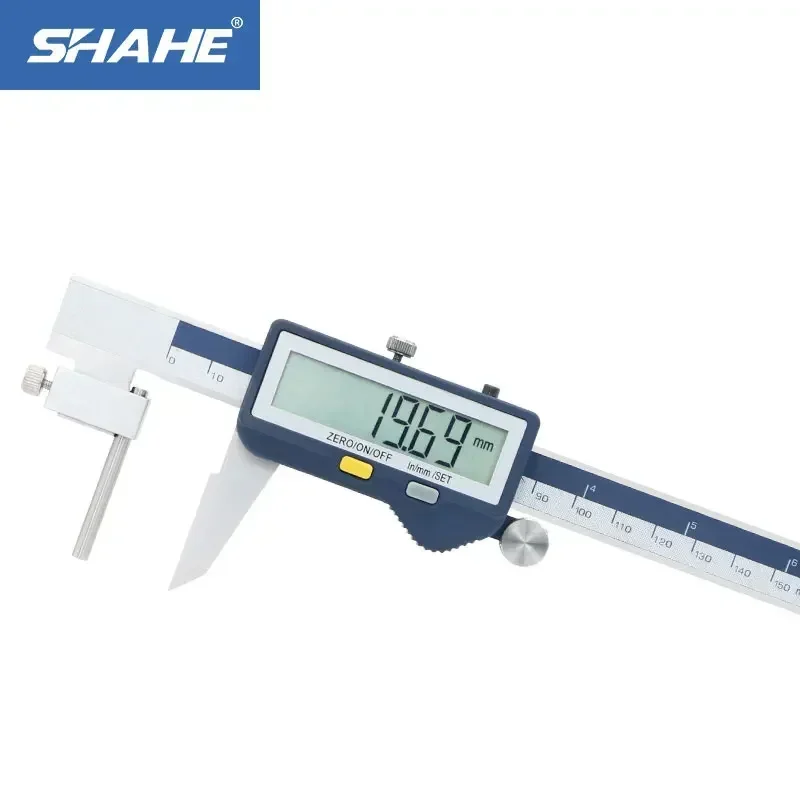 

SHAHE Tube Thickness Caliper With Large LCD Screen Inch And Millimeter Conversion Measuring Tool Electronic Vernier Caliper