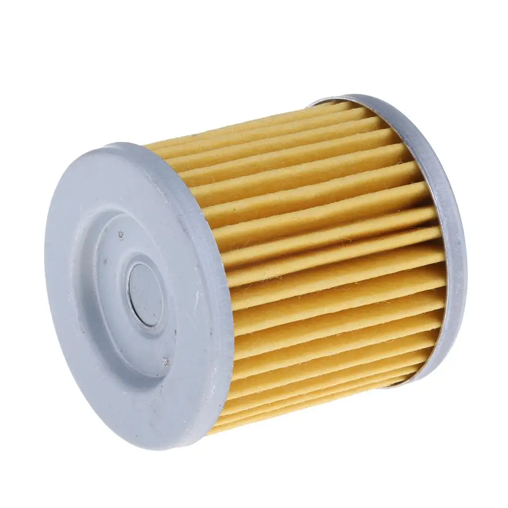 Motorcycle Petrol Inline Fuel Filter Yellow Plastic Engine Cleaning Easy Install for Kawasaki KLX400R