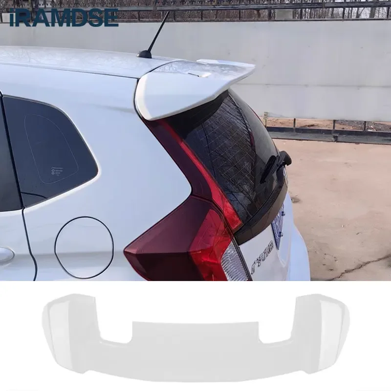 

Спойлер для Honda Jazz Fit Gk5 2014 15 16 17 18 19 хвостовой плавник черный автомобильный крыш крыло карбоновая краска украшения аксессуары