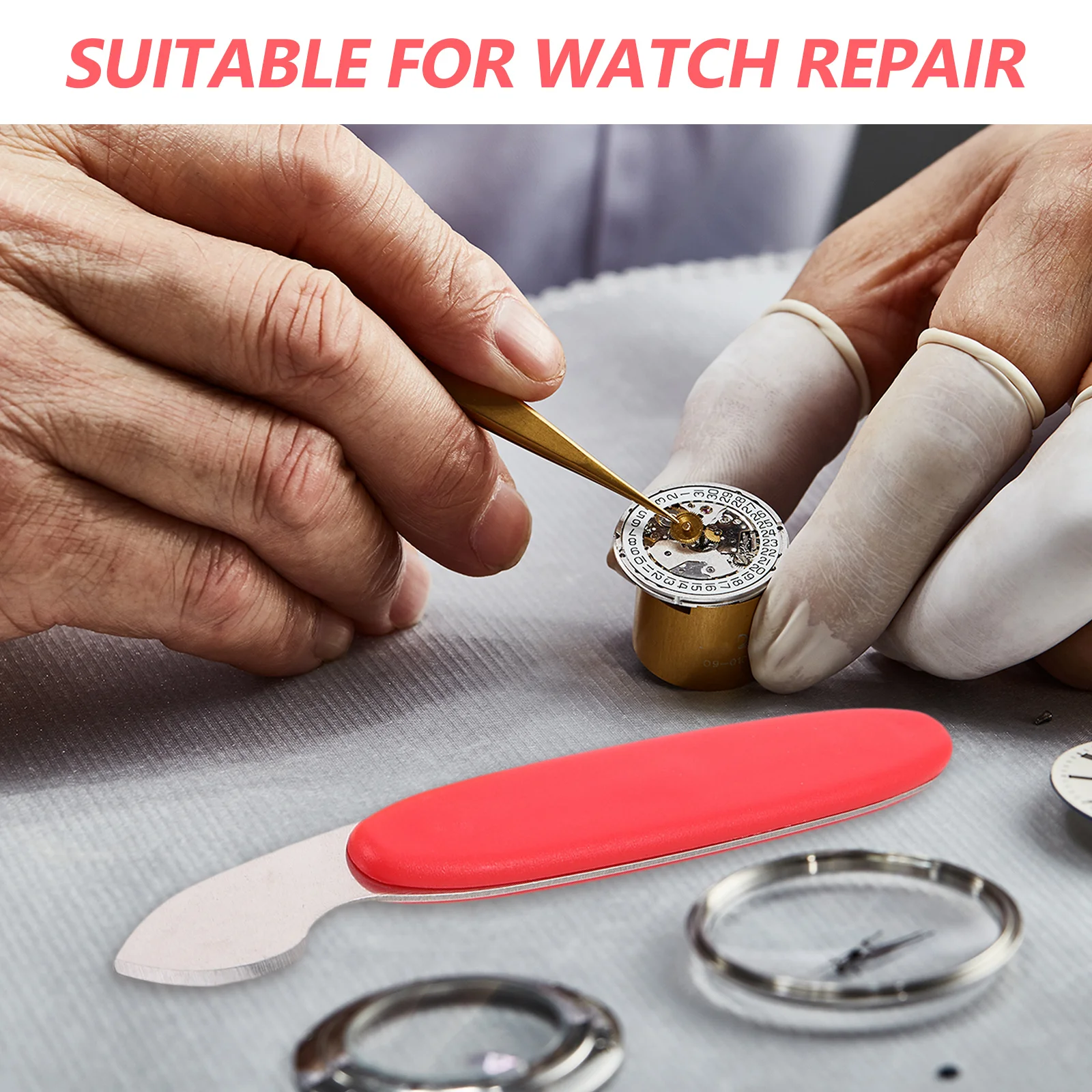 

2Set Watch Repair Kit Professional Watch Back Cover Remover Replacement Case Opener Tool Case Back Removal Tool