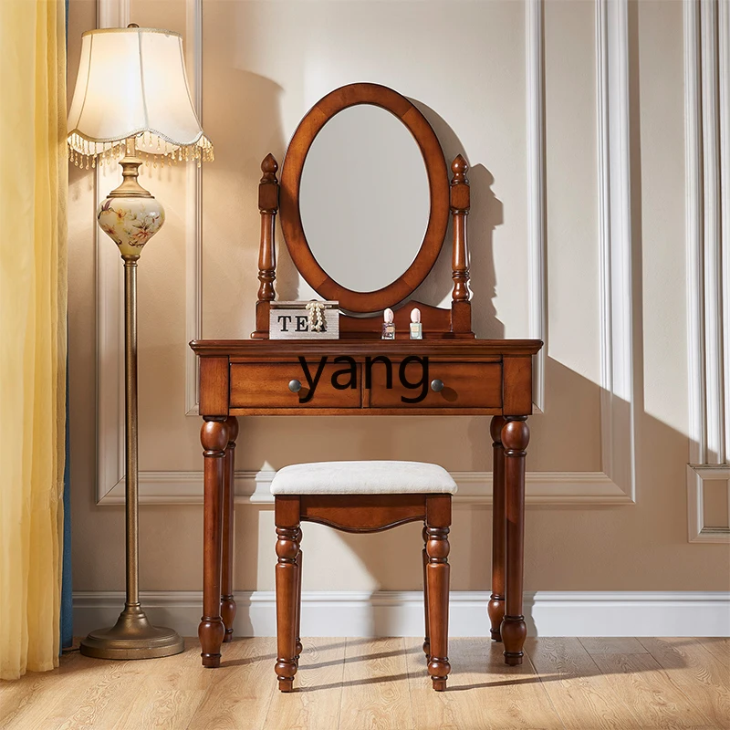 

tgf Simple American Country Style Dressing Table Nostalgic Small Makeup Table Bedroom