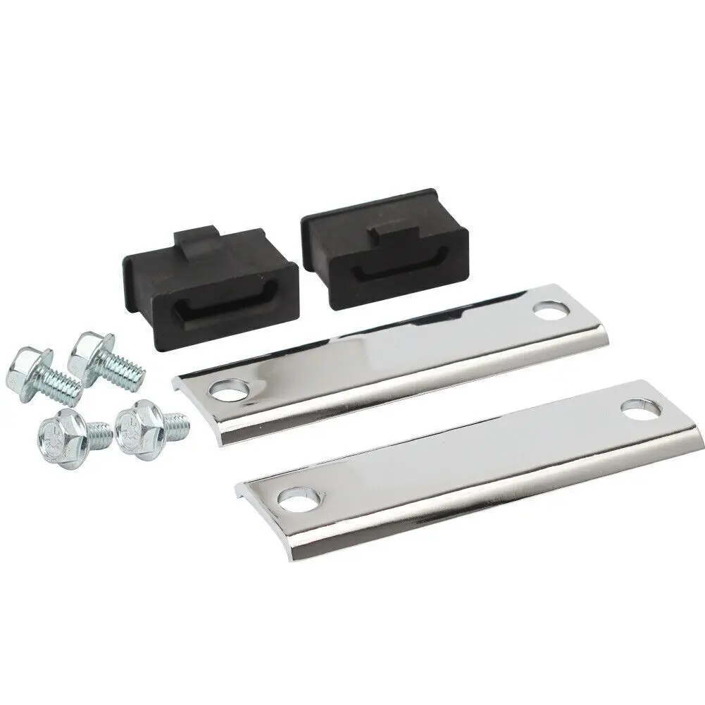 Motorcycle Chrome Muffler Hanger Bracket Kit For Harley CVO Touring Electra Steet Glide Road King 1985-2021 2020 2019