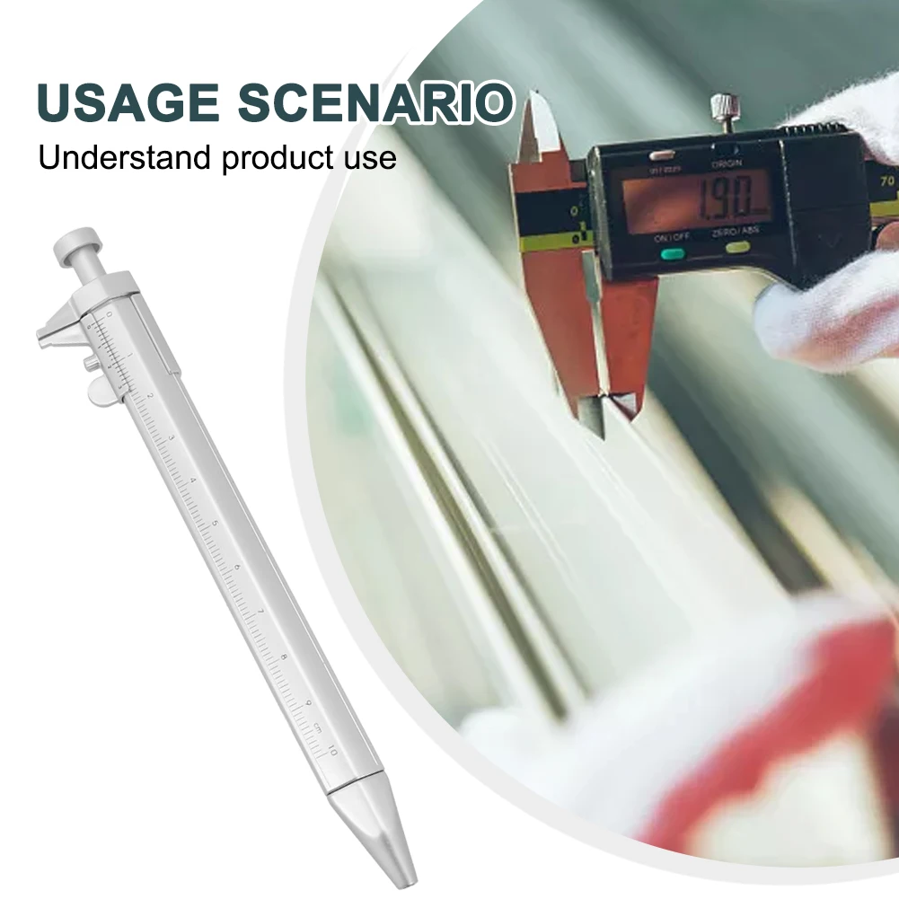 1 шт., штангенциркуль, роликовая шариковая ручка, канцелярские принадлежности, шариковая ручка, синий/черный сменный штангенциркуль, инструменты, аксессуары