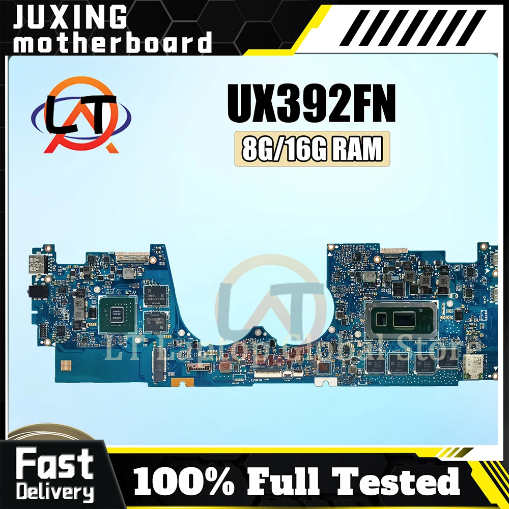 

UX392FA For ASUS Motherboard UX392FA UX3000 UX3000X UX392 UX392F UX392FA UX392FN​​ W/CPU Laptop Mainboard