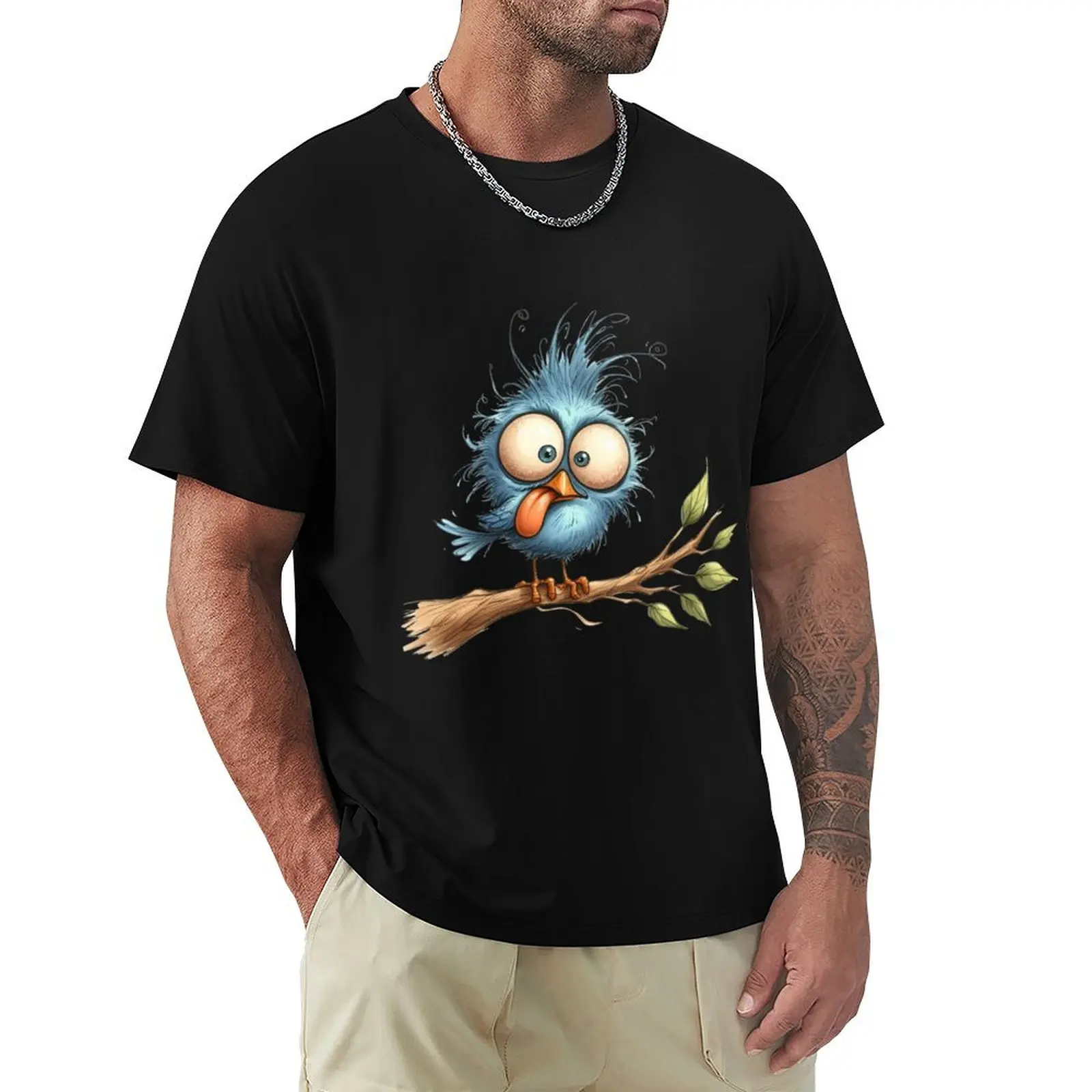 

Cute Funny Bird T-Shirt Festive Simple T-Shirt