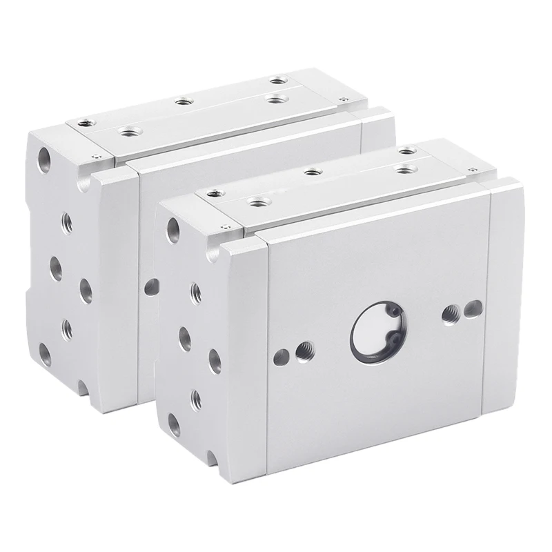 Hochwertige HFD8X8/8X15/8X30/12X10/12X25/12X50/16X30/16X60 Luftklemm-Führungsschiene Schiebetisch-Klemmvorrichtung Fingerzylinder – Detail 7