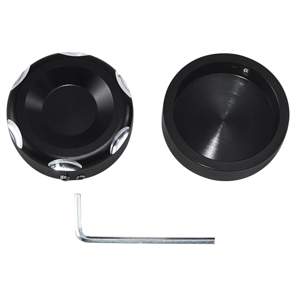 Motorcycle Upper Fork Stem Nut Cover Fit For Harley Dyna Fat Bob Low Rider Super Glide 2011-2021 Sportster XL 883 1200 2014-2024