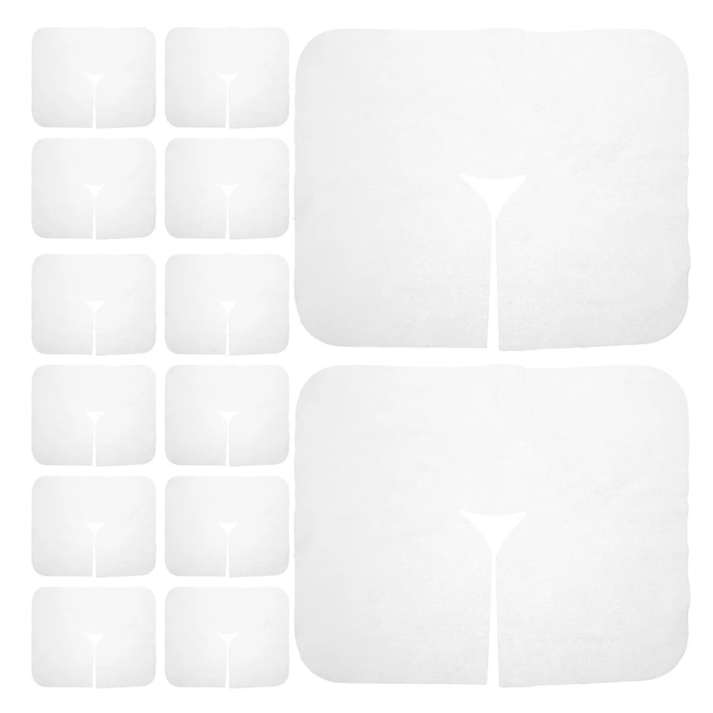 

150 Sheets Disposable Massage Headrest Covers Soft Nonwoven Face Rest Covers for Massage Tables Spa Beauty Salon Pillow Cover