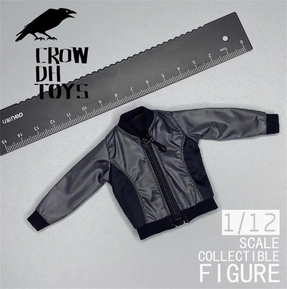 

Hot Sales 1/12 Modern Trendy For Boys Fashion Jacket Coat Tops 4 Colors Option For 6" DAM JIAOU SHF Action Figure Collect DIY