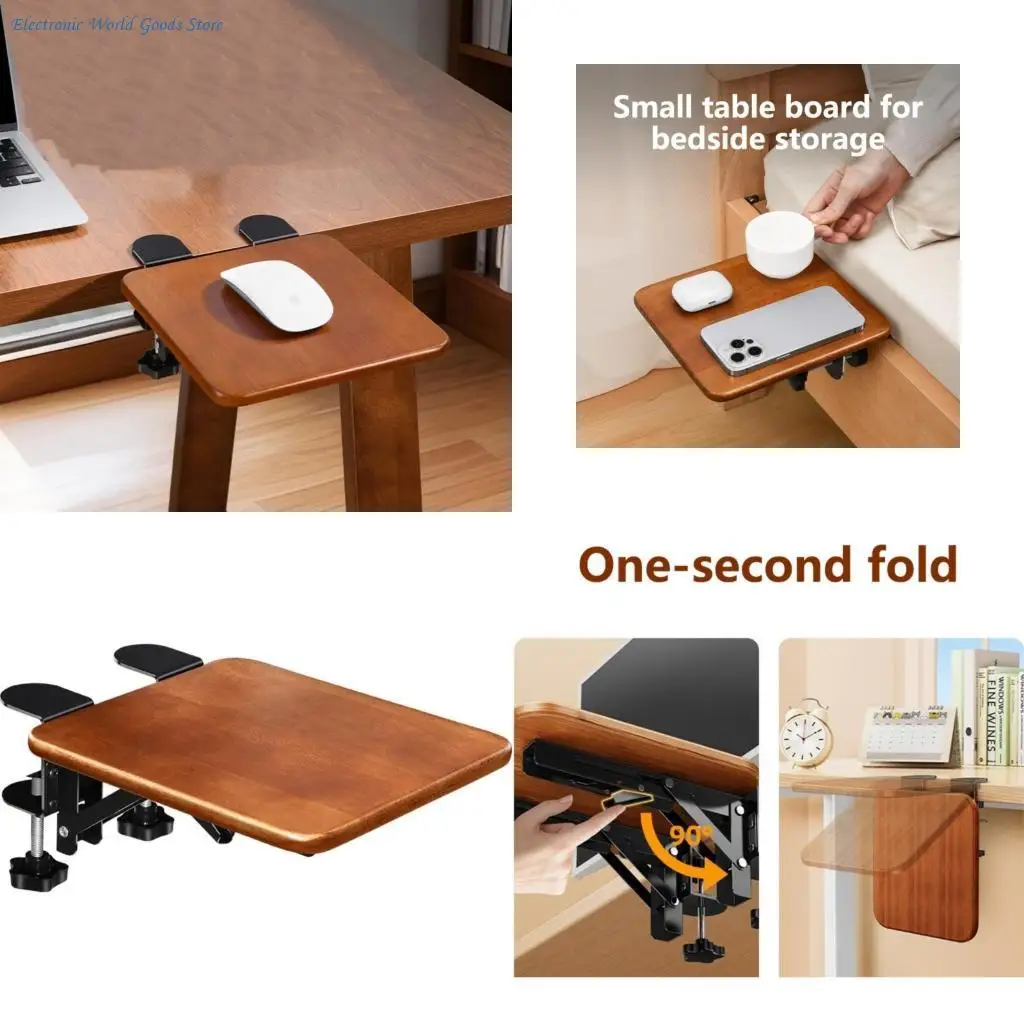 A3PD Wide Mouse Pad Extension Board Foldble for Computer Desks Perfect for Long Hours of Use in Various Setting