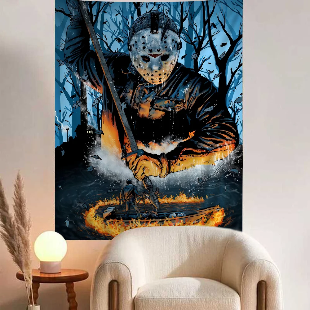 Friday the 13th Colorful Tapestry Wall Hanging Cheap Hippie Wall Hanging Bohemian Wall Tapestries Mandala Wall Hanging Sheets