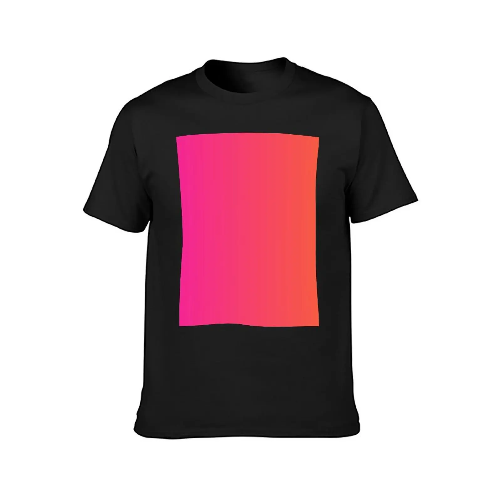 Pink and Orange Ombre T-Shirt Blouse anime aesthetic clothes graphics mens graphic t-shirts funny