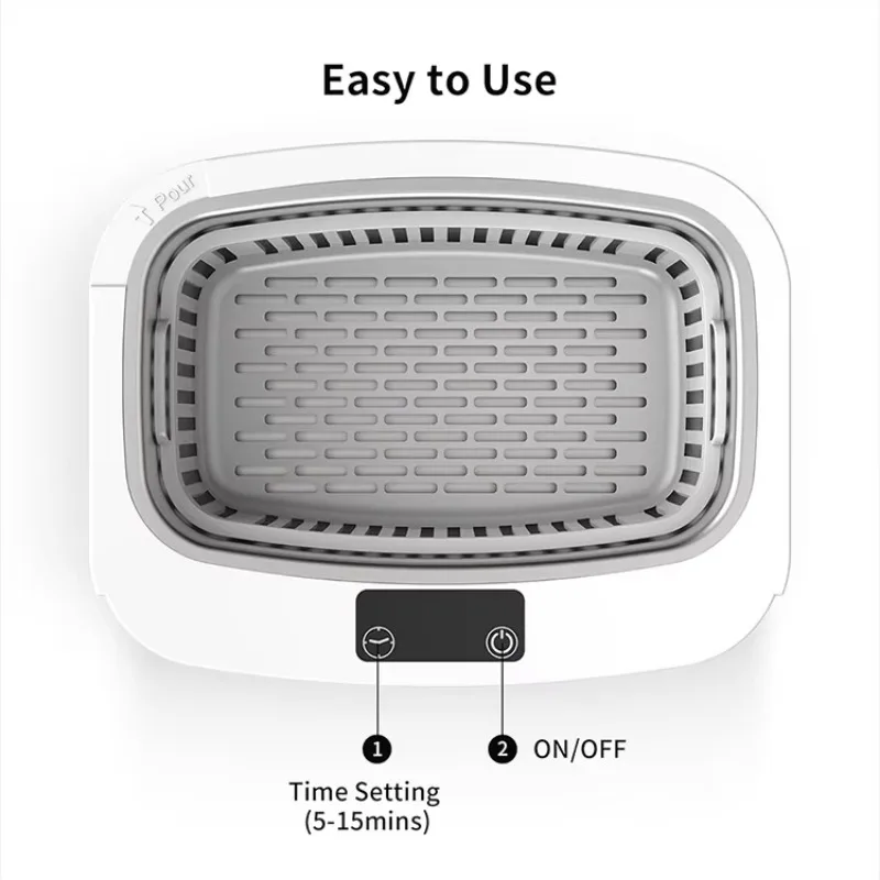 Electric Portable Household & Automotive Multi-function Ultrasonic Cleaner for Piston Auto Parts Outdoor Use