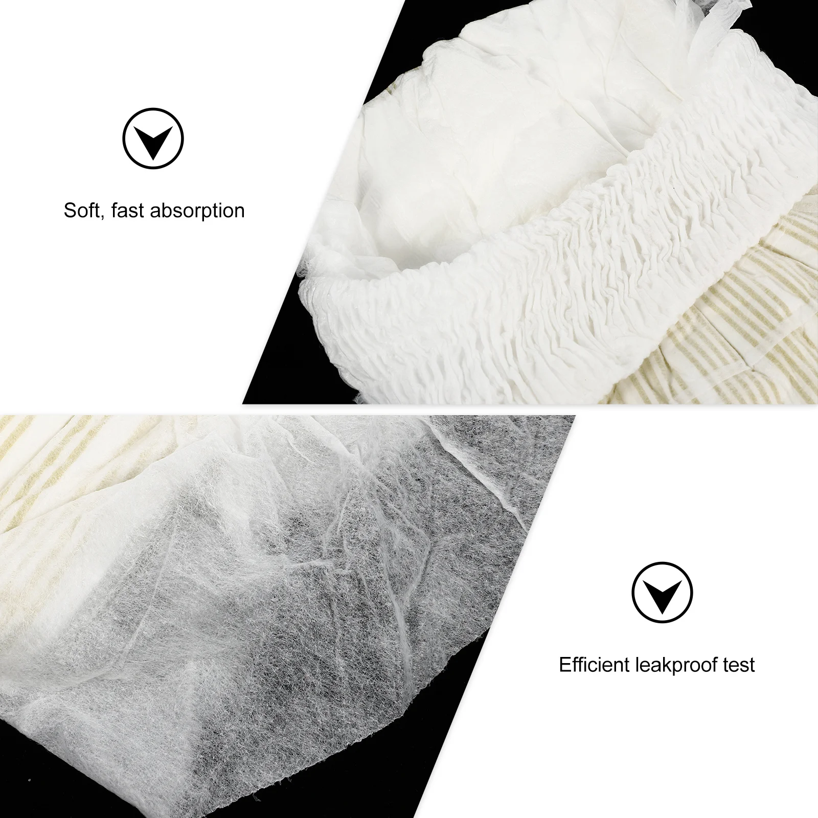 11 Stück Windeln für Erwachsene, Einweg-wasserdichte, atmungsaktive Unterwäsche für die Nacht, schwere Saugfähigkeit, auslaufsicher, verstellbare Passform für Herren