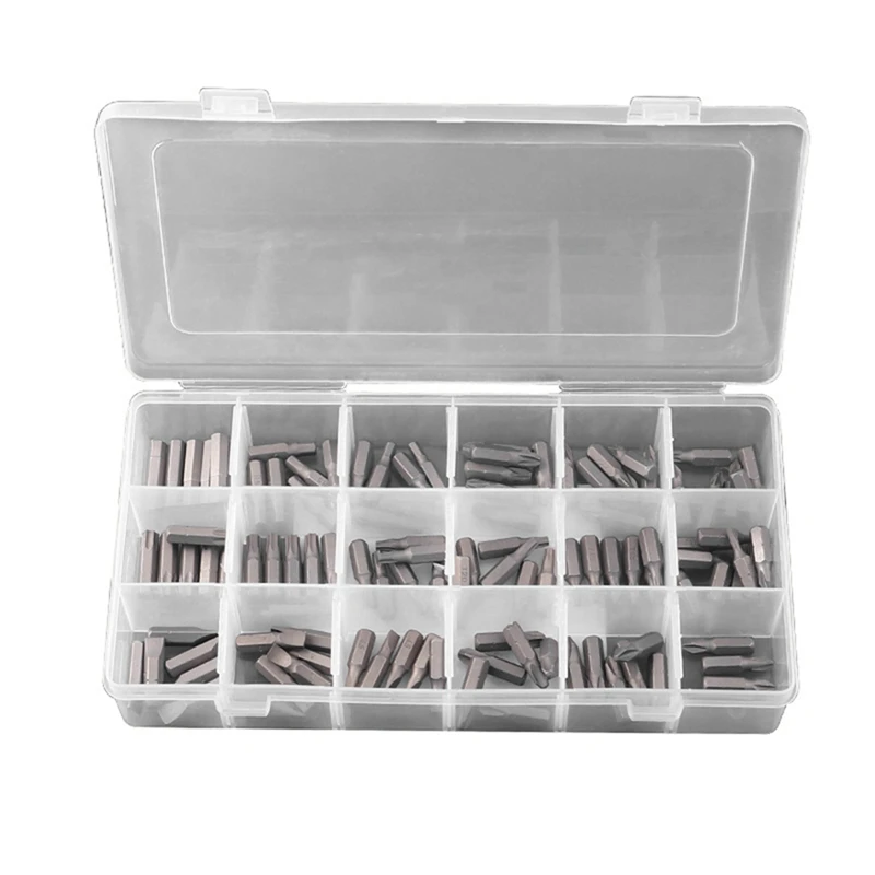 108PCS Screwdriver Set Screwdriver Set Carbon Steel Multi-Purpose Screwdriver Set Silver