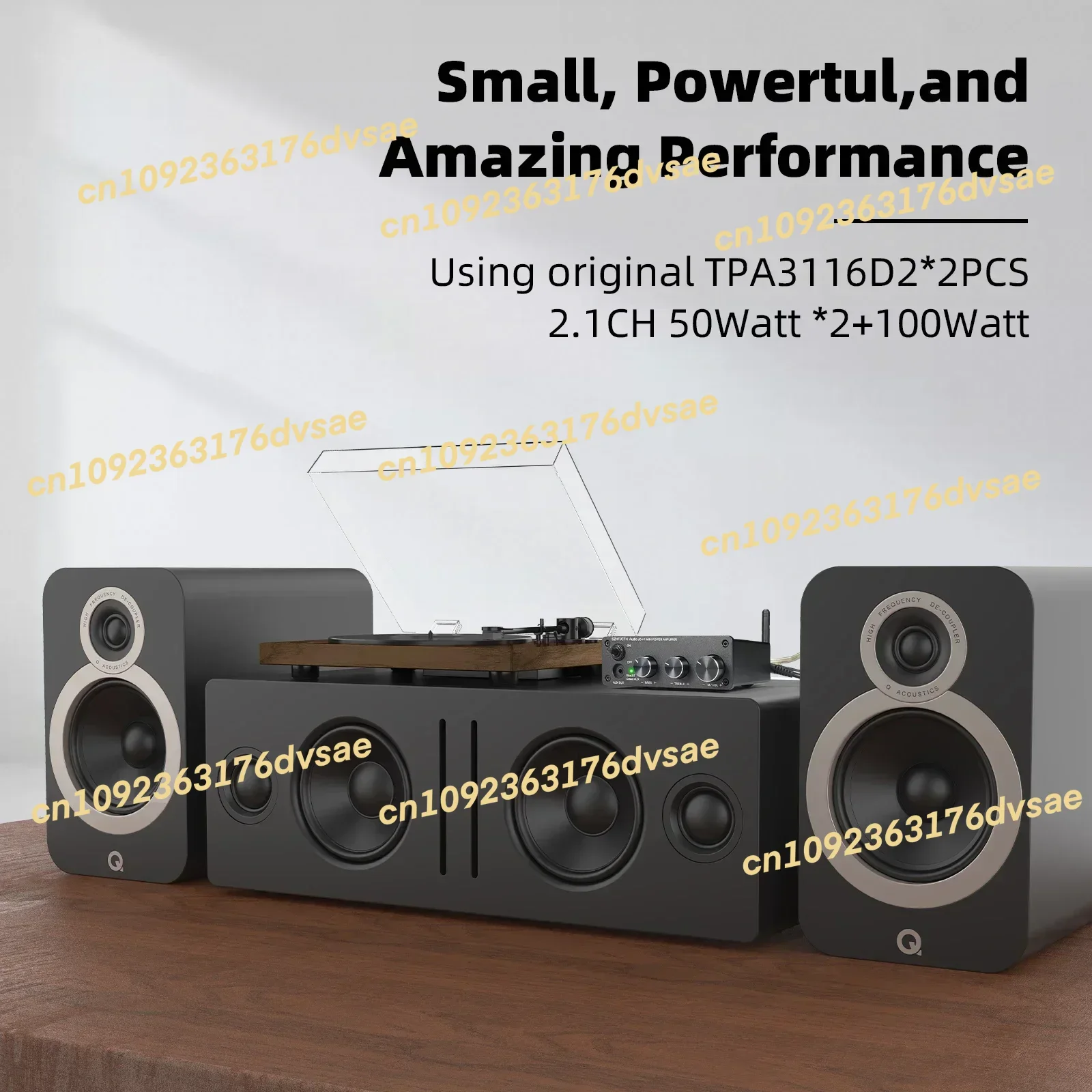 2*50 Вт + 100 Вт TPA3116 5,0 HIFI мощность усилитель сабвуфера плата 2,1-канальный TPA3116D2 аудио стерео эквалайзер усилитель