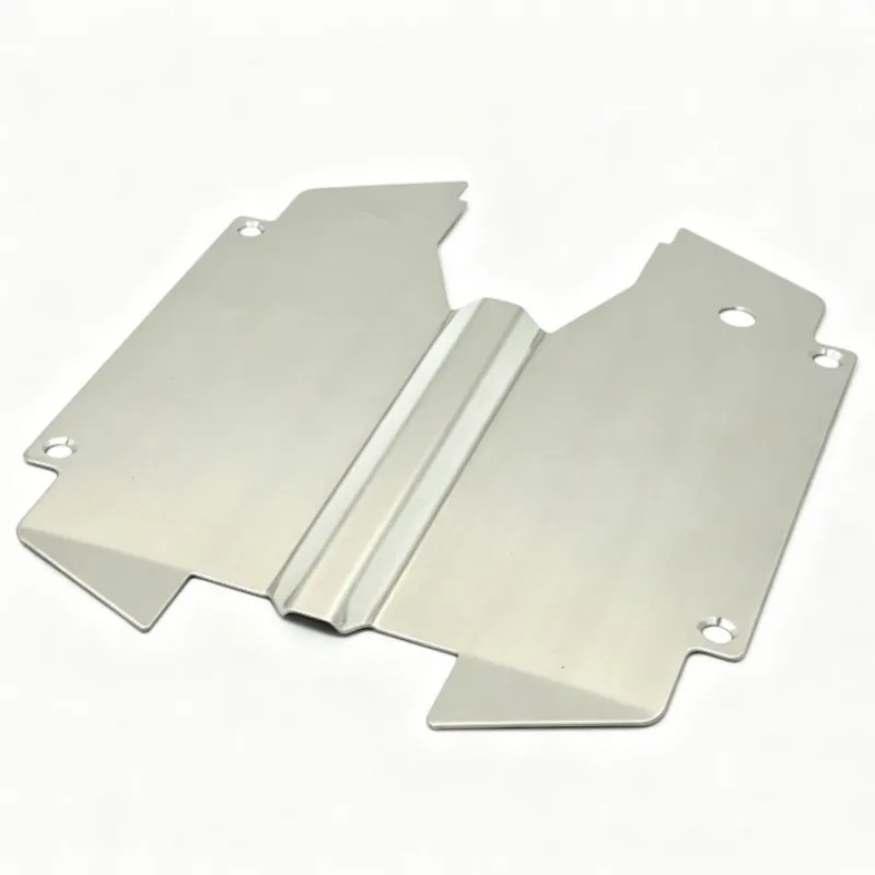 Suitable For MJX 10210 10208 V1 V2 1/10 Stainless Steel Mirror Chassis Guard Metal Upgrade RC Car Parts