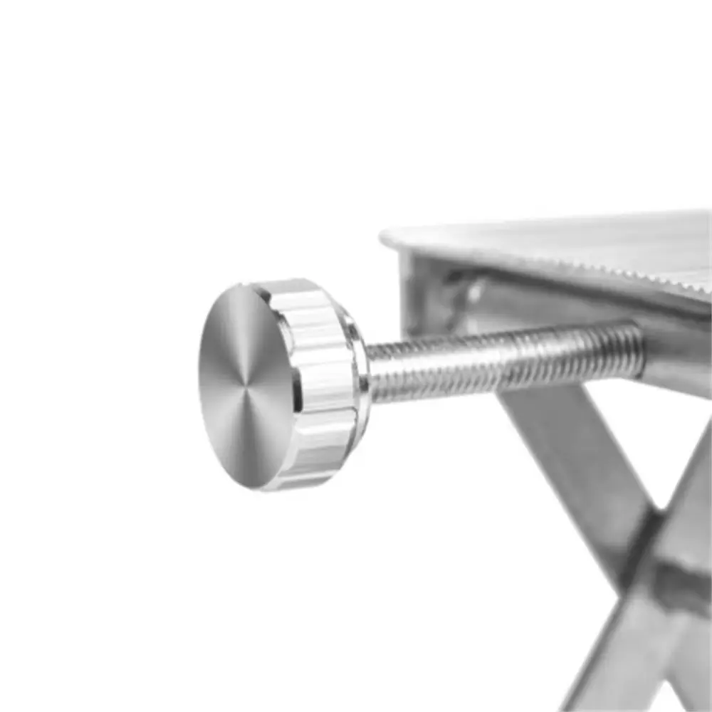 Aluminium Alloy Lift Table Plastic Platform Manual Lifting Stand Carpentry Lab Plate Automatic Leveling Bracket Woodworking