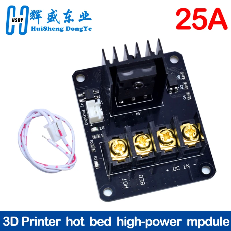 New 3D printer Hot Bed MOSFET Power Expansion Board / Heat bed Power Module For Anet A8 A6 A2 Compate Black Ramps 1.4