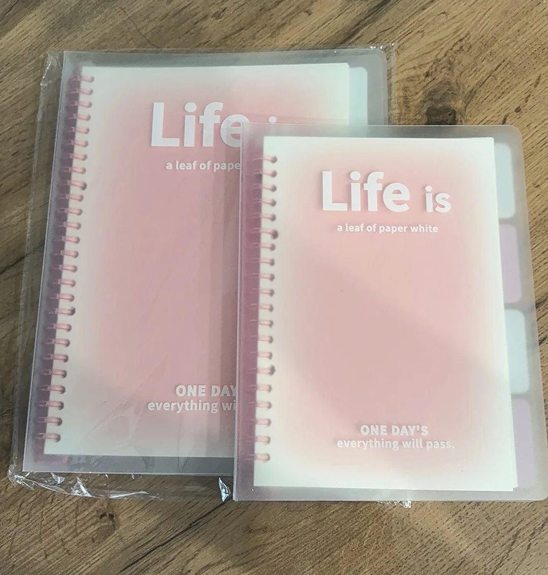 Gradient Color Loose Leaf Notebook A5 B5 Journal Diary Planner Notepad Office School Stationery Back To School