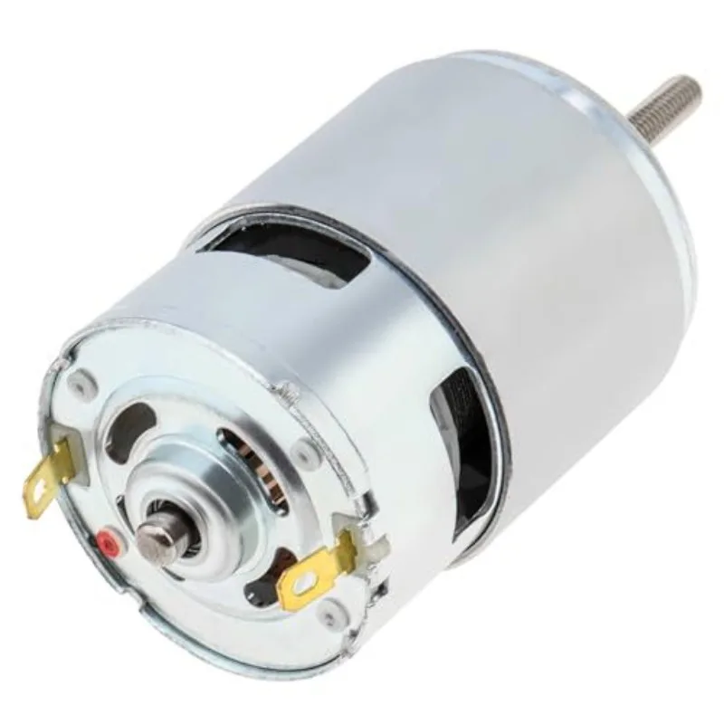 12V 21V 755 Brushed DC Motor Full Copper Dual Shaft Grass Cutter Replacement Motor
