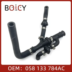 BOICY Vacuum Check Valve Breather Hose Assembly for 1.8T Passat B5 A4 S4 A6 S6 Superb Seat Exeo 058133784AC 058133753D 058905291