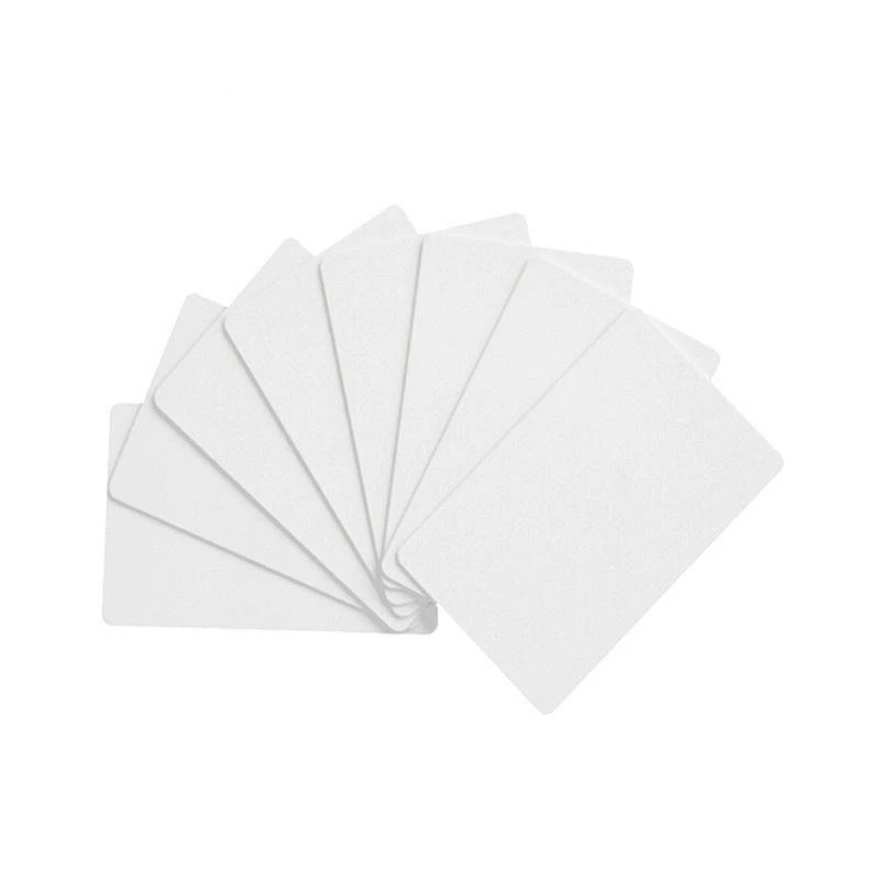 White PVC Card High Frequency IC Cards RFID Cards for Key Tag Access Control